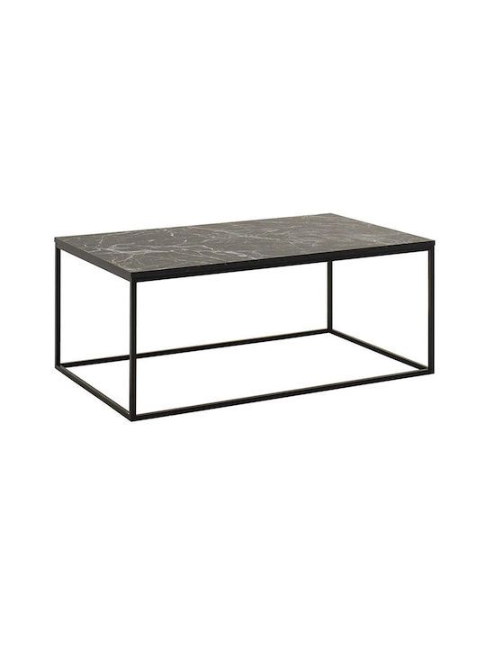 Rectangular Coffee Table Sully Black L100xW60xH42cm