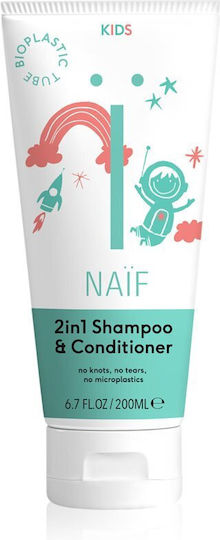 Naïf Kinder Konditionierer & Shampoo in Gel-Form 200ml
