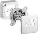 Goobay TV, Satellite & Radio Antenna Socket White 67089