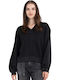 Women's Sweatshirt Black Lurex
