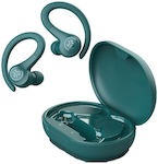 Jlab Go Air Sport In-ear Bluetooth Handsfree Headphone Sweat Resistant and Charging Case Teal