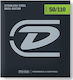 Dunlop Satz Rostfreier Stahl Saiten für Bass 50 - 110"