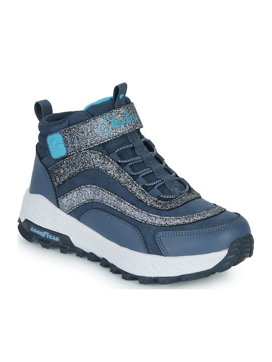 Fuse Tread Kinderstiefeletten mit Klettverschluss Blau