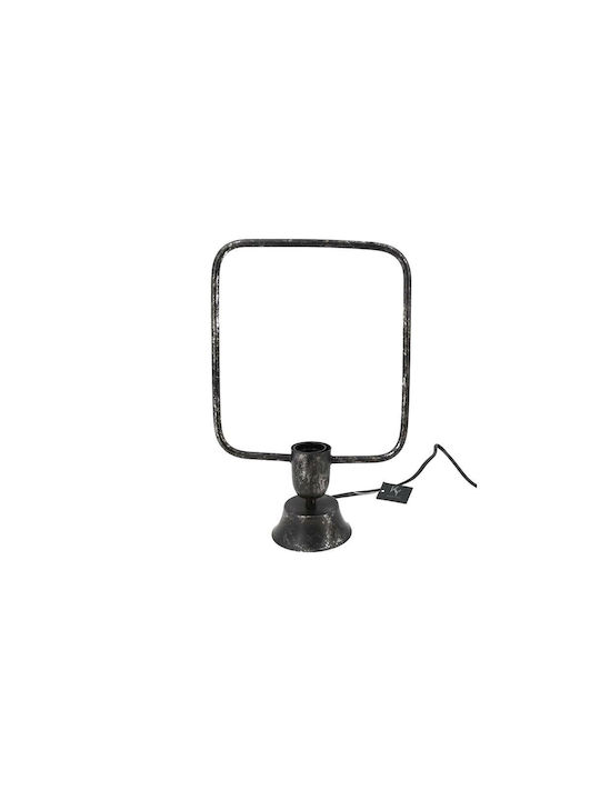 Decorative Lamp with Socket for Bulb E27 Black