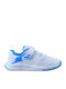 Pulsion All Court Kids Sports Shoes Tennis with Hoop & Loop Closure White
