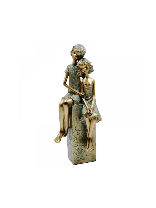 Royal Art Collection Διακοσμητικό Αγαλματίδιο από Πλαστικό Ζευγάρι 15x12x39cm