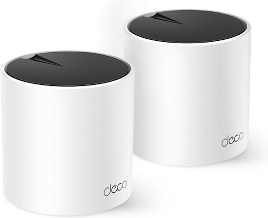 TP-LINK Deco X55 v1 WiFi Mesh Network Access Point Wi‑Fi 6 Dual Band (2.4 & 5GHz) in Double Kit
