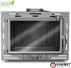 Kawmet W9 Eco Ενεργειακό Τζάκι Ξύλου 9.8kW Ίσιο με Ανοιγόμενη Πόρτα
