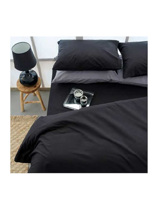 Palamaiki Etoile Σεντόνι Μονό 170x260εκ. Jet Black