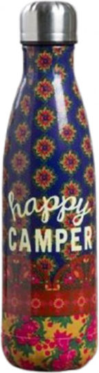 Natural Life Happy Camper Flasche Thermosflasche Rostfreier Stahl 500ml Mehrfarbig