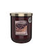 Heart & Home Scented Soy Candle Jar with Scent Black cherry sweets Black 110gr 1pcs