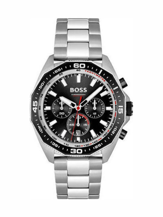 Boss Energy Ανδρικό Ρολόι 44mm Χρονογράφος Μπατ...