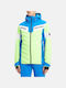 Idris Winter Jacket Puffer Lime/Royal