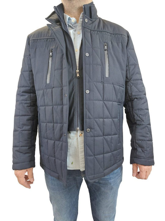 Winter Jacke Puffer Blau