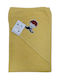 Beboulino Hooded Baby Bath Towel Its a Boy Yellow 70203530005