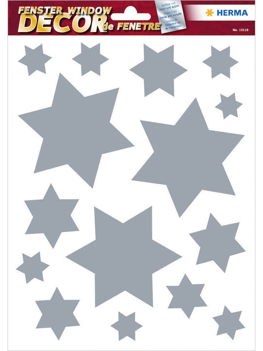 Herma Christmas for Window with Design Αστεριού Stars