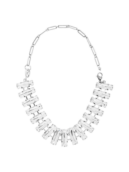Domino necklace επιχρυσωμένο ασήμι 925 KALEIDO