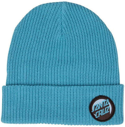 Bold Shadow Dot Шапка Унисекс Шапка с Ребреста Плетка Arctic Blue