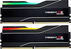 G.Skill Trident Z5 Neo RGB 64GB DDR5 RAM with 2 Modules (2x32GB) and Speed for Desktop