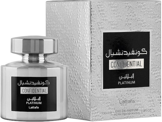 Lattafa Confidentila Platinum Eau de Parfum 100ml