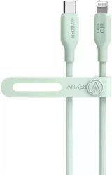 Anker Bio Braided USB-C to Lightning Cable 30W Πράσινο 0.9m (A80A1G61)