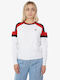 Fila Frankie Damen Langarm Pullover Weiß