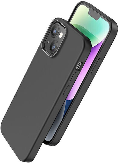 Hoco Pure Series Задна корица Пластмаса Черен (iPhone 14 Plus)