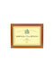 Tpster Wall-mounted Wooden Photo Frame with Brown Frame