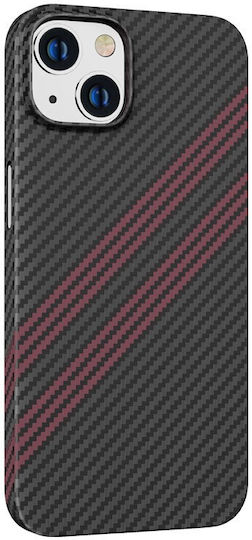 Hoco Slim Back Cover Plastic Black / Red (iPhone 14)