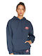 Maxwell Damen Sweatshirt Kapuzen Blau