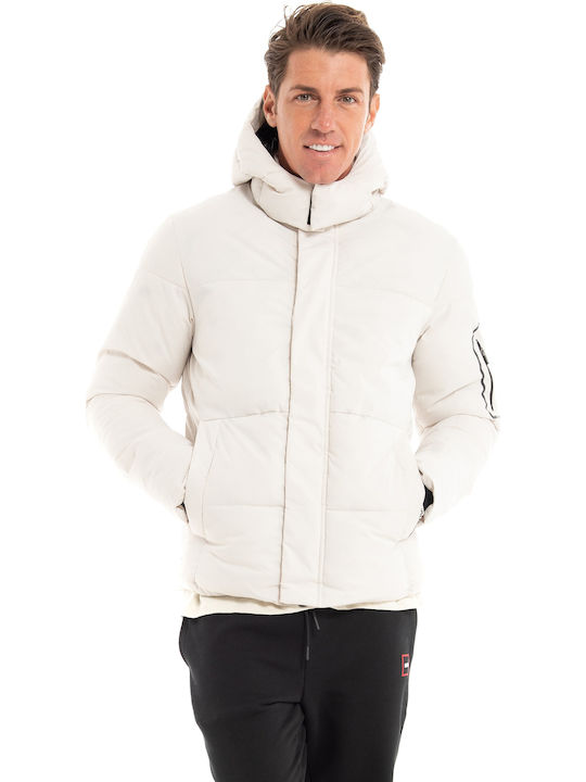 Winter Jacket Puffer Ecru