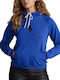 Ralph Lauren Big Pony French Terry Women's Hooded Sweatshirt Bright Royal