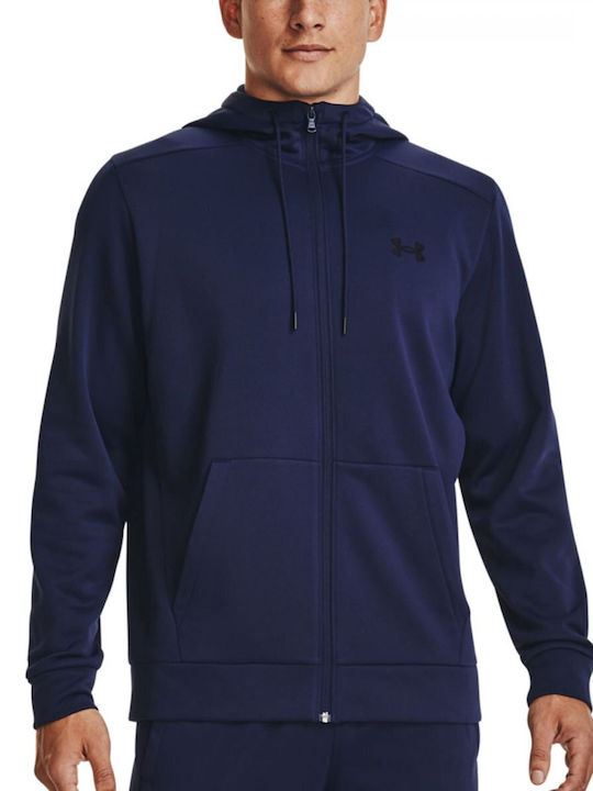 Under Armour Тъмносиня с Качулка