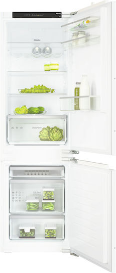 Miele Eingebauter Kühl-Gefrierkombination 267Es H177.2xB54.1xT54.8cm. Weiß KD 7714 E Active