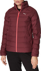 PUMA Eco Warmcell Women's Burgundy Puffer Jacket