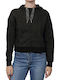 Nile Zip Hoodie Cropped Women's Sweatshirt Jacket Hooded Black