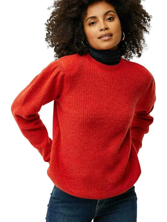 Women's Long Sleeve Sweater Orange