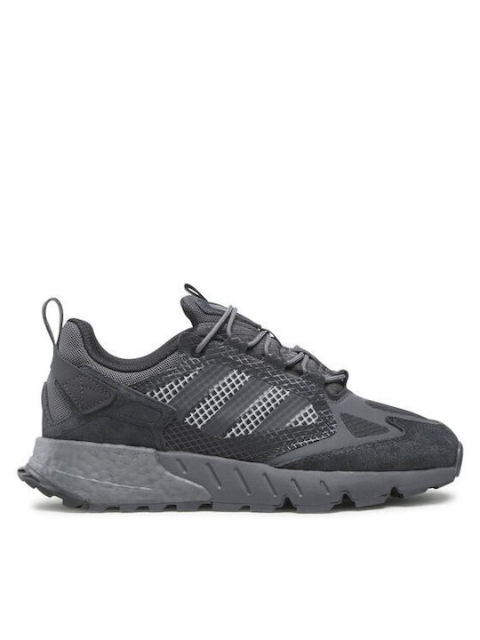 Adidas Zx 1K Boost Ανδρικά Sneakers Grey Five / Carbon / Core Black