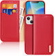 Dux Ducis Hivo Leather Wallet Red (iPhone 14 Plus)