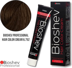 Bioshev Professional Haarfärbemittel 6.752 Dunk...
