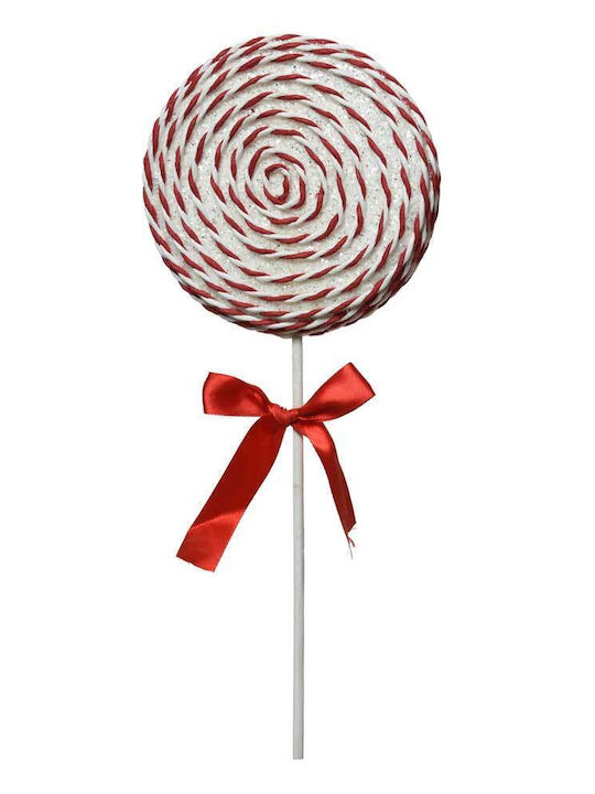 Kaemingk Christmas Plastic Figure Candy Red Length 9.5cm