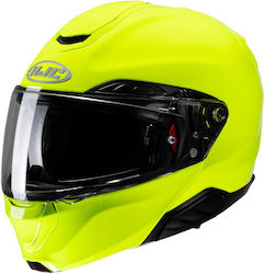 HJC Rpha 91 Full Face Helmet with Sun Visor ECE 22.06 Fluorescent Green 5578-XS