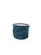 Übertopf Stoff Blau 31x31x26εκ.