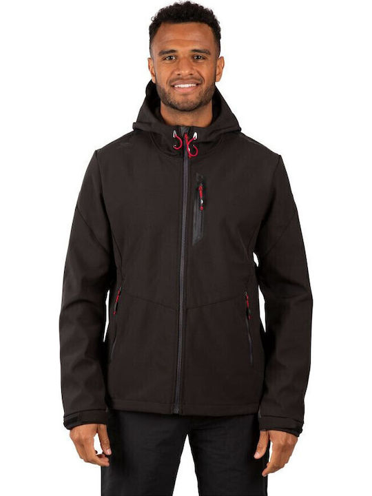 Marlon Winter Jacket Softshell Waterproof and Windproof Black