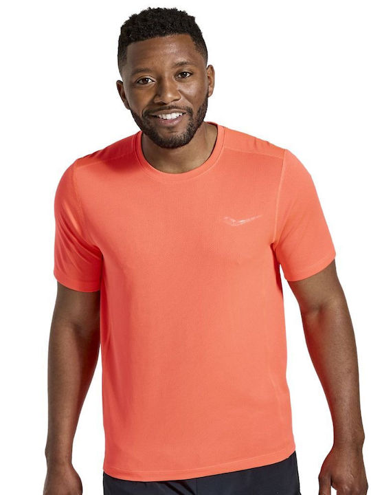 Saucony Stopwatch Men's Short Sleeve T-shirt Red