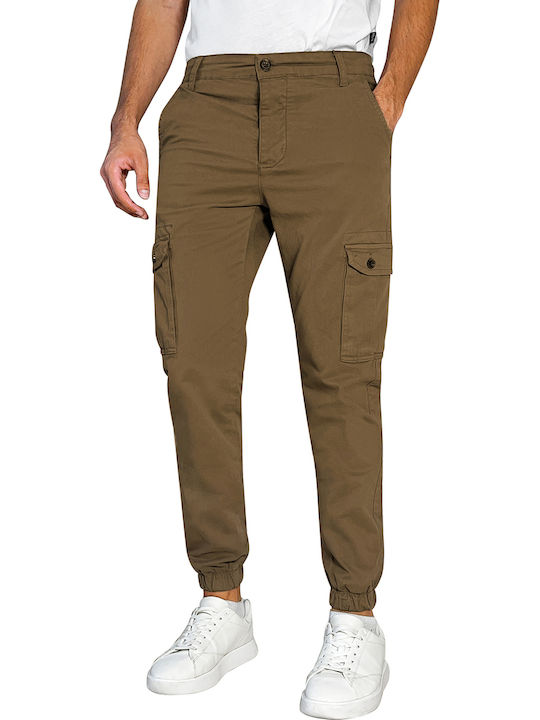 3Guys Trousers Cargo Elastic Beige