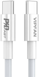 Vipfan Vipfan P02 USB 2.0 USB-C male - USB-C 1m