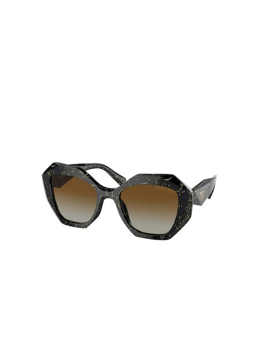 Prada Sonnenbrillen mit Schwarz Rahmen und Brau...