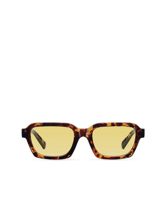 Meller Adisa Sunglasses with Tigris Yellow Tartaruga Plastic Frame and Yellow Polarized Lens AD-TIGSUN