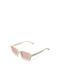 Meller Nayah Women's Sunglasses with Ice Pink Plastic Frame and Pink Polarized Lens NAY-ICEPINK